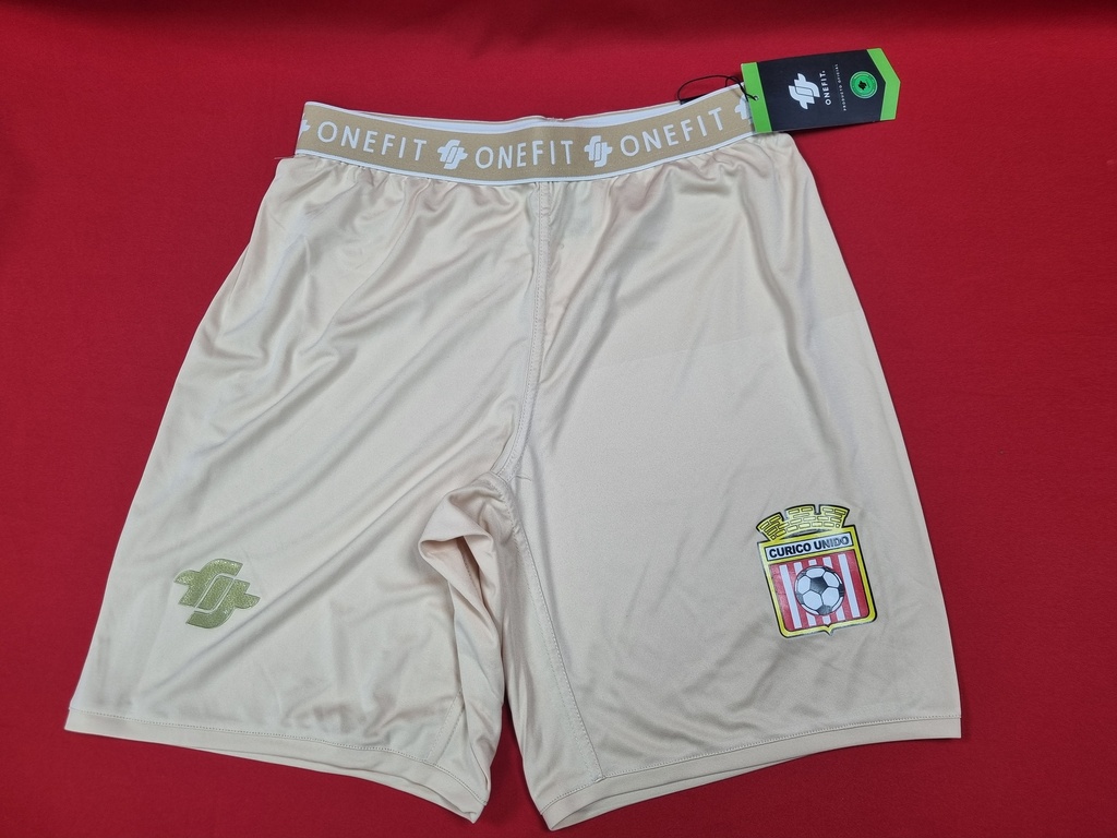 SHORT ENTRENAMIENTO CREMA